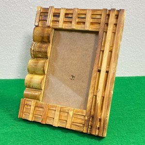 Vintage Handmade Wood Frame - Handmade Wooden Picture Frame - Picture Frames - S